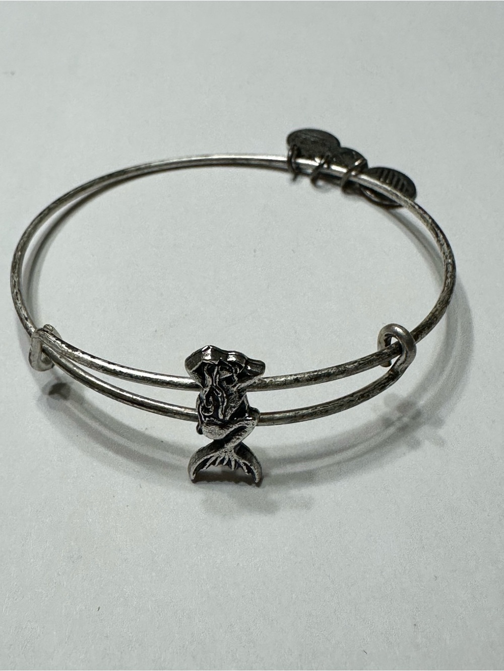 Alex and Ani Mermaid Silver Bangle Bracelet - Women Jewelry